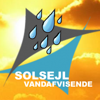 Vandafvisende solsejl